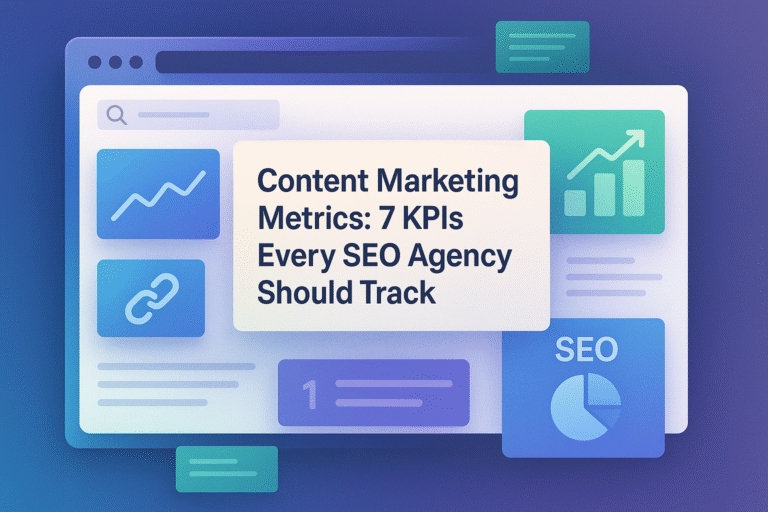 Content Marketing Metrics 7 KPIs Every SEO Agency Should Track